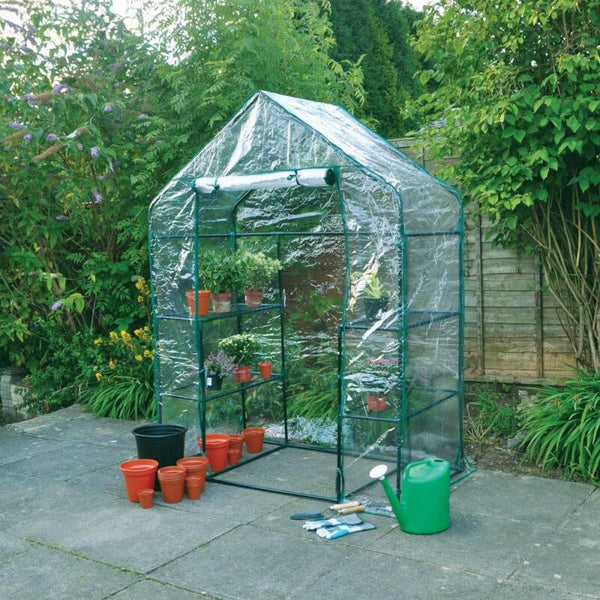 New Walk In Greenhouse PVC Plastic Garden Grow