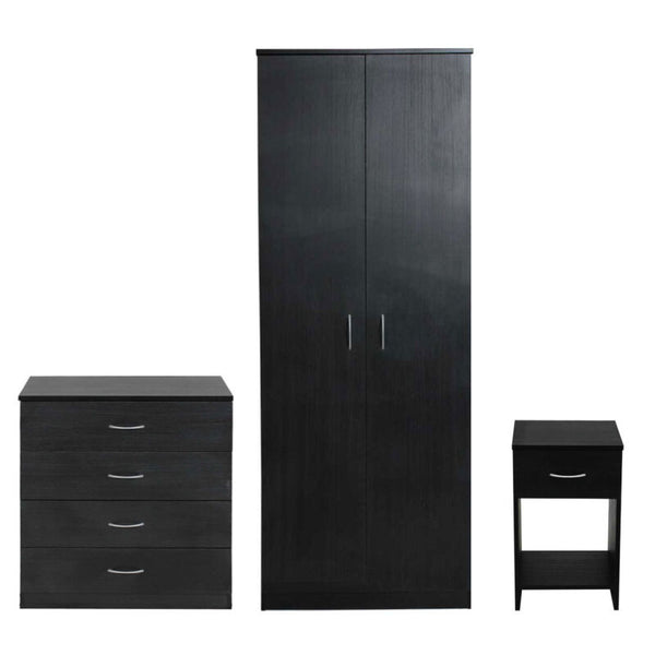Bedroom Furniture Set, Wardrobe,Chest of Drawers and Bedside Cabinet - Cints and Home