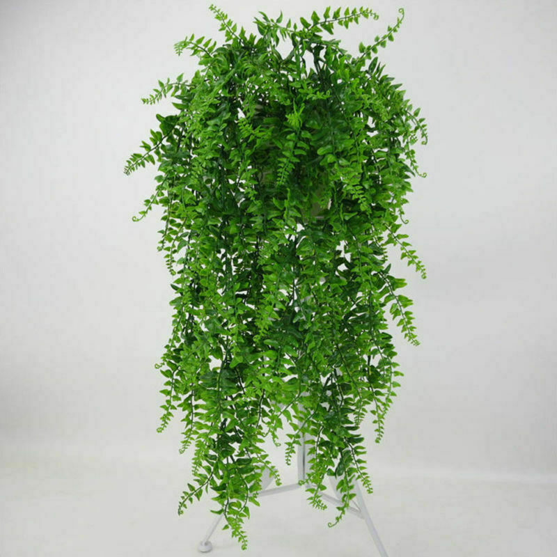 Artificial Hanging Fake Fern Succulent Trailing Ivy Vines