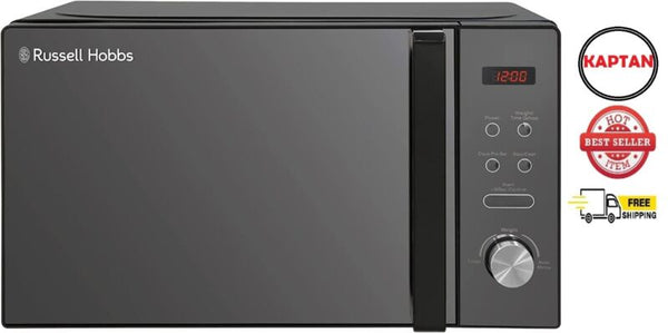 800W 20L Digital Microwave - Black