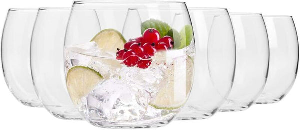 Water Juice Drinking Glasses Set of 6