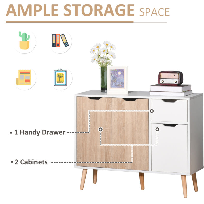 Storage Cabinet Sideboard with Drawer - Cints and Home
