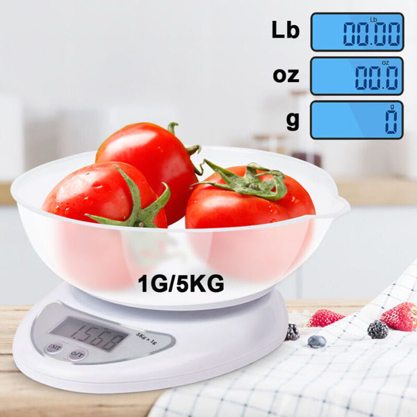 LCD DIGITAL KITCHEN SCALES ELECTRONIC COOKING