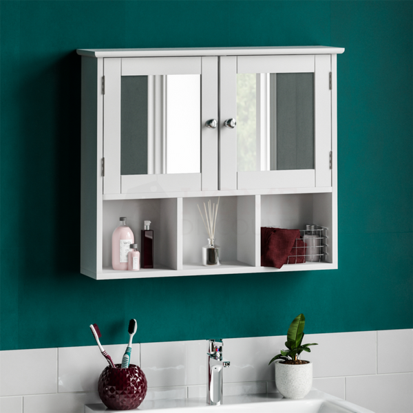 Bathroom Wall Cabinet Storage Unit 2 Door - Cints and Home