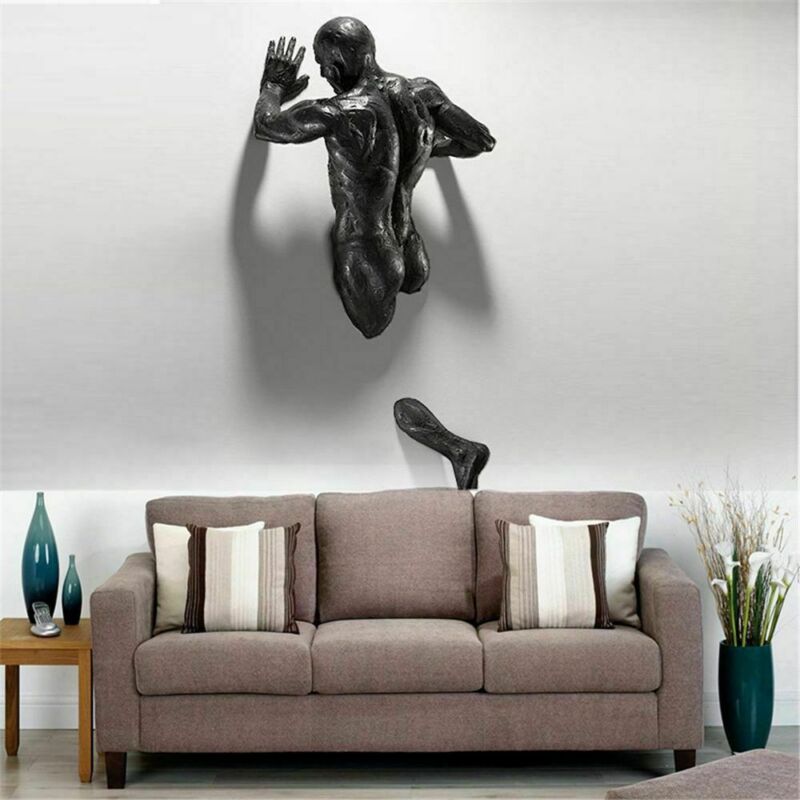 Abstract Character 3D Wall Statue Sculpture - Cints and Home
