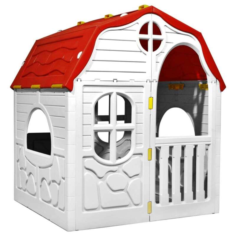 Kids Portable Foldable Playhouse with Working Door - Cints and Home