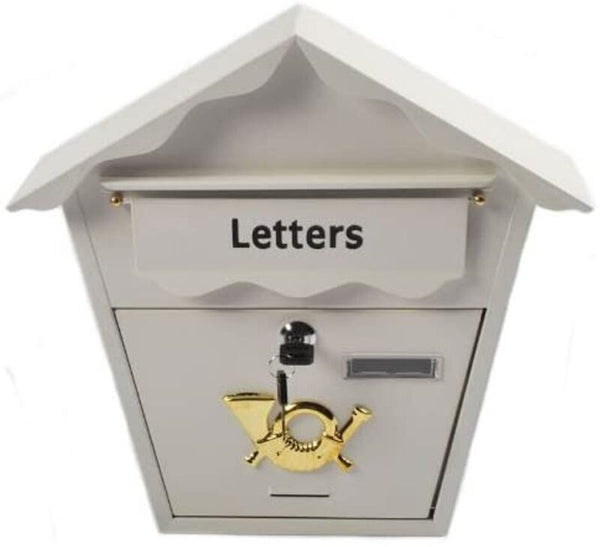 Large Wall Mounted Metal Mail Box Lockable