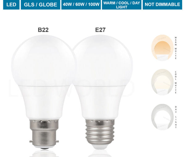 Bulb B22 Bayonet GLS Lamp Light Bulbs