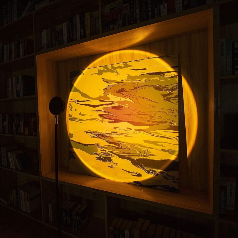 Sunset Warm Corner Floor Lamp Modern Colour - Cints and Home