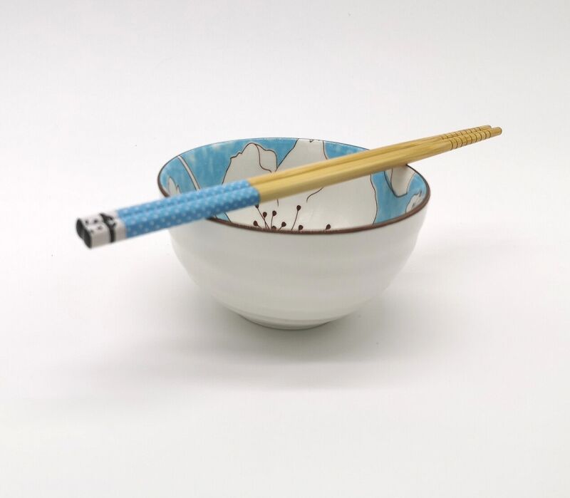 Japanese Chinese Style Rice Bowl Gift Set of 4 - Cints and Home