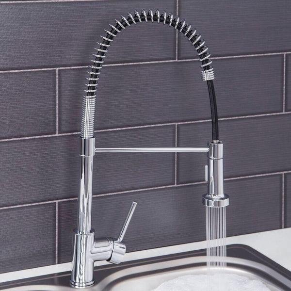 Modern Monobloc Kitchen Mixer Tap with Pull Out Hose Spray - Cints and Home