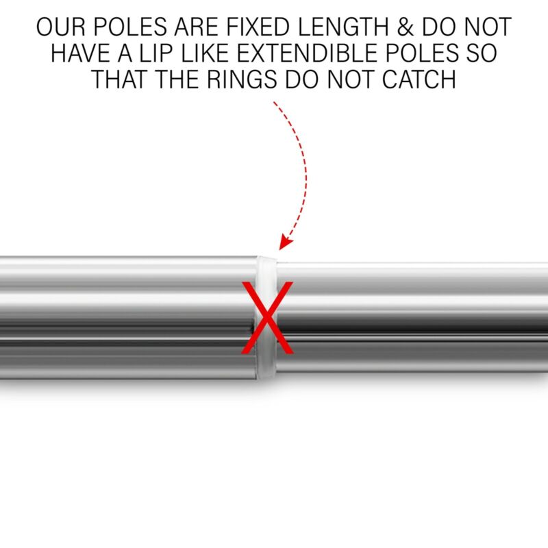 New Range Of Metal Curtain Poles Pole Rail Track