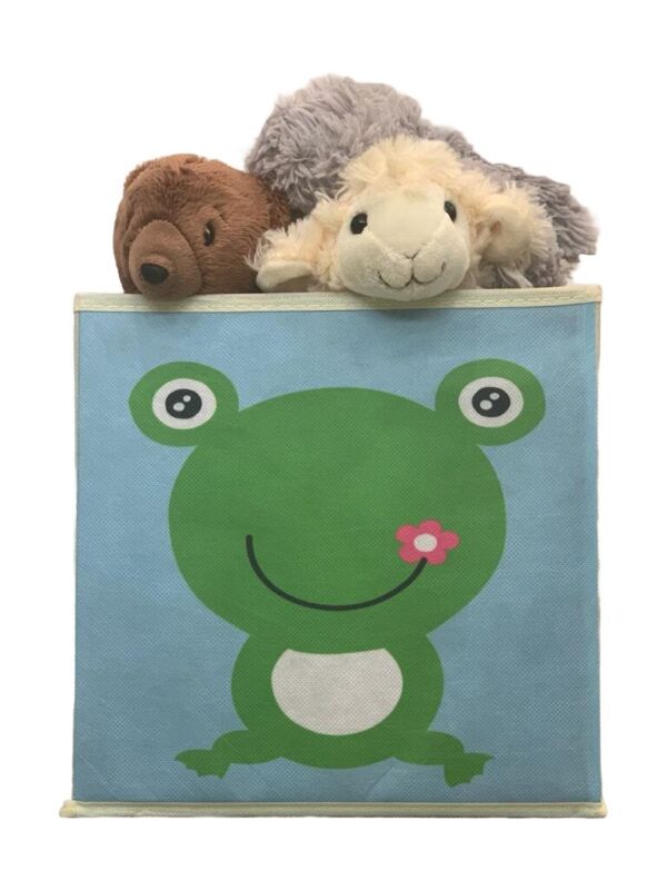Toy Storage Box Children Animal Print Box Lid Room Organiser Foldable - Cints and Home