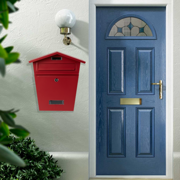 Lockable post mail box