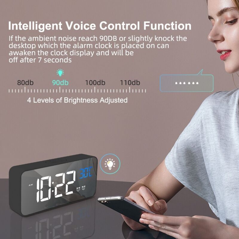 LED Snooze Digital Alarm Clock - Cints and Home