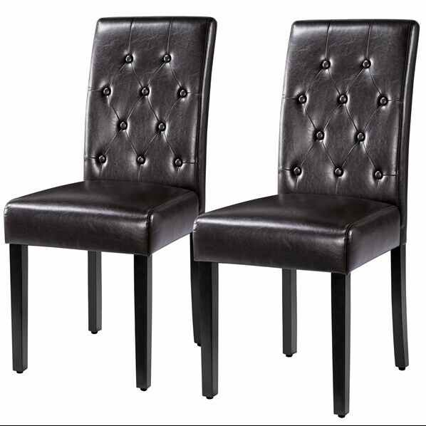 Dining Room Chairs Set of 2/4/6 Faux Leather