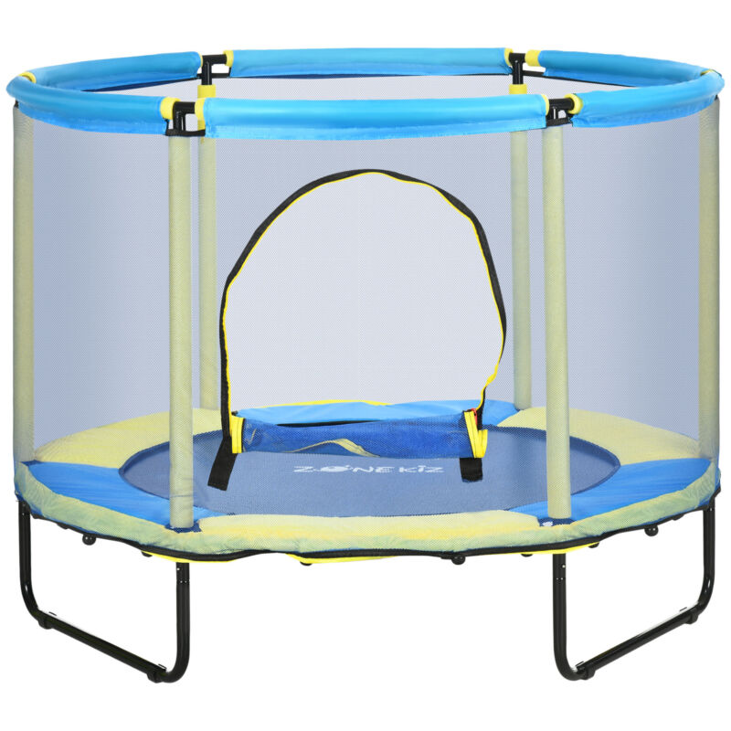 4.6FT Kids Trampoline with Enclosure Net for Toddler