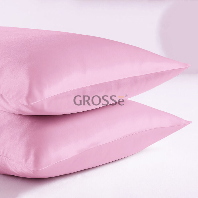 2 Pack Satin Pillowcases for Hair and Skin, Ultra-Soft