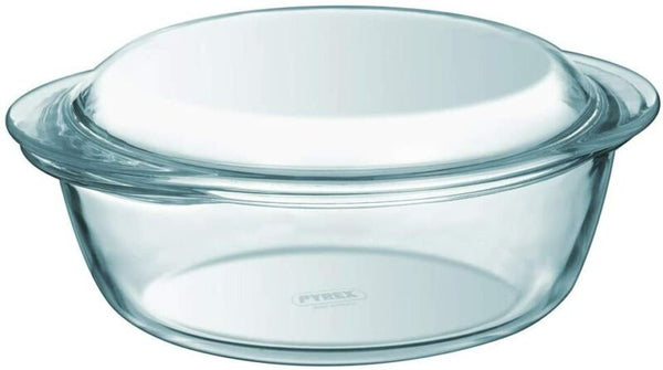 Pyrex Glass Round Classic Casserole Dish 2 pcs