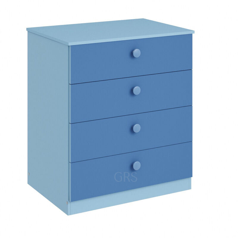 Blue High Gloss Bedroom Furniture Set - Cints and Home