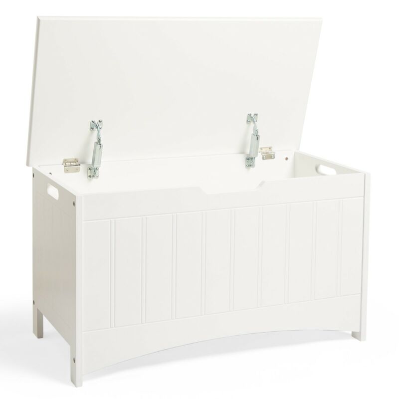 Large Storage Chest in White Toy Box Unit - Cints and Home