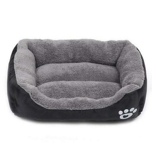 Dog Bed Cat Beds Soft Washable Fleece Puppy Cushion