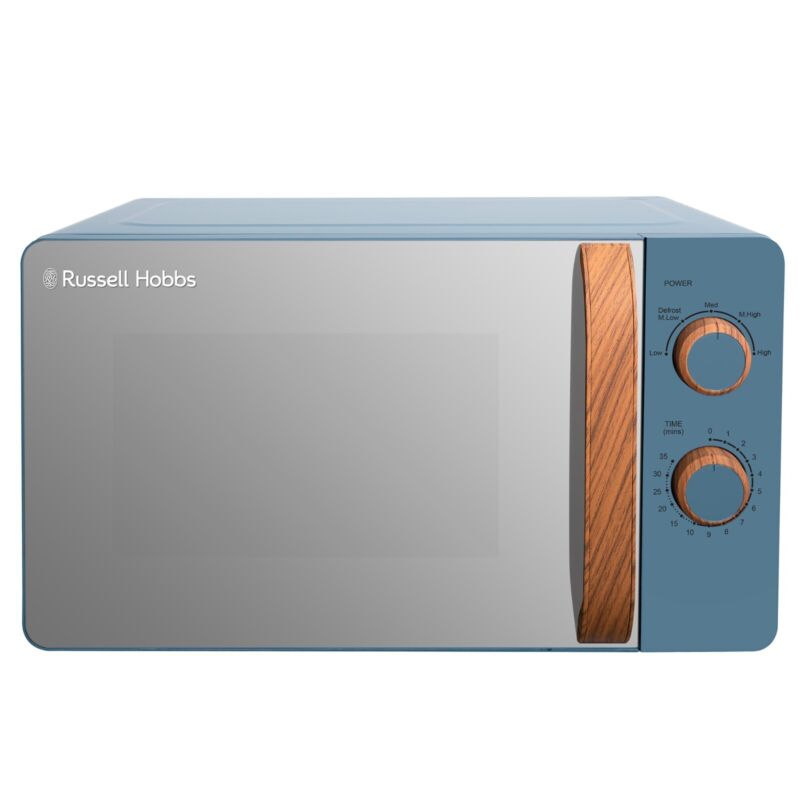 Scandi Microwave 17L Blue 700W Manual 5 Power Levels
