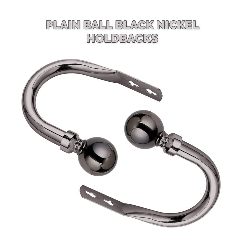 Extendable Metal Curtain Pole 28mm Plain Ball