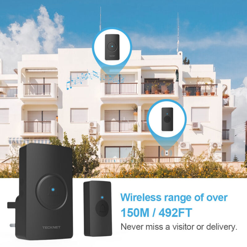 Wireless Waterproof Door Bells Plug-in - Cints and Home