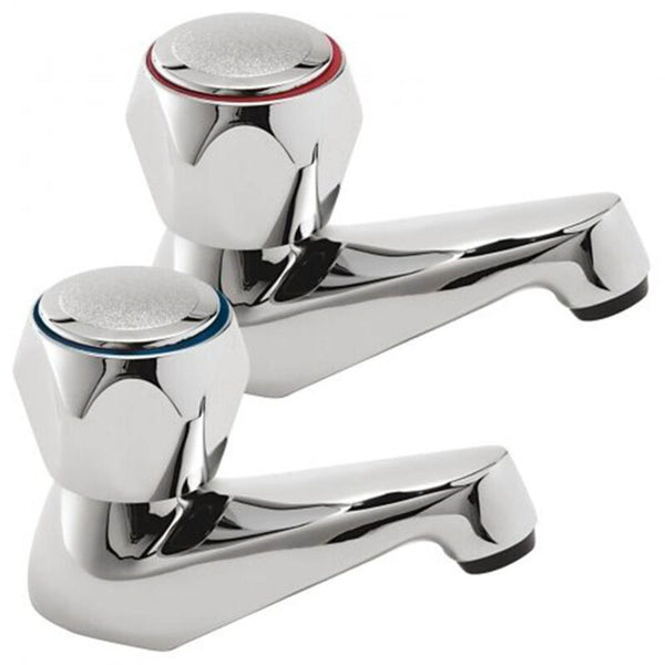 Bathroom Basin Sink Taps Chrome Hot & Cold (PAIR) - Cints and Home
