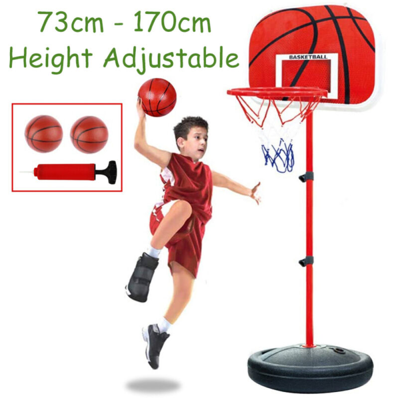 Kids Basketball Hoop and Stand - with Net & Ball - Cints and Home