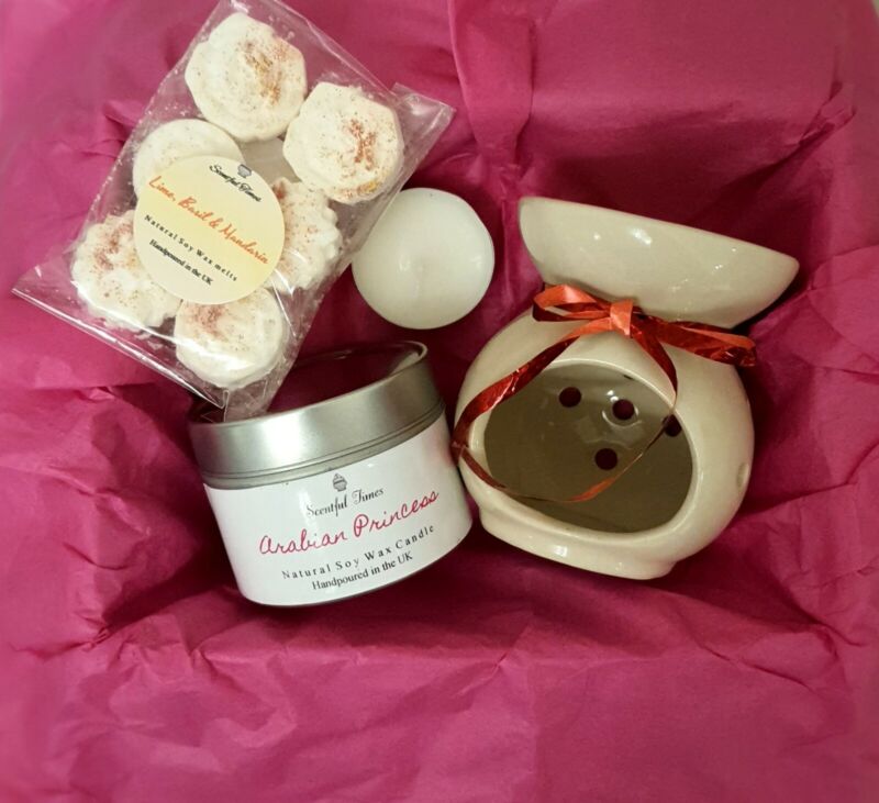 Spa Pamper Scented Candle Gift Set