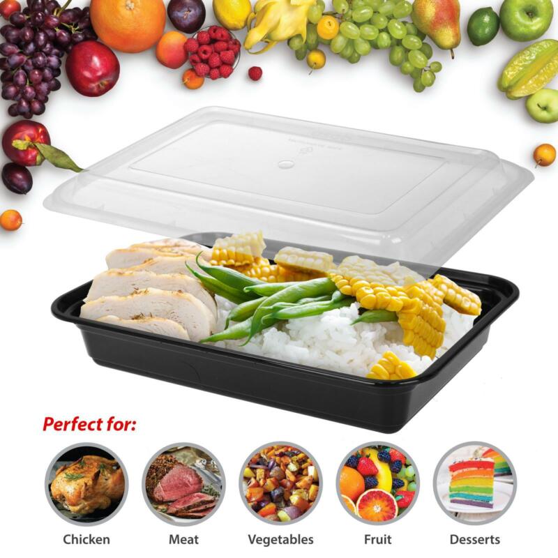 10 x Meal Prep Food Containers Microwavable