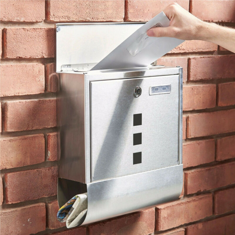NEW LARGE OUTSIDE LOCKABLE MAILBOX - Cints and Home