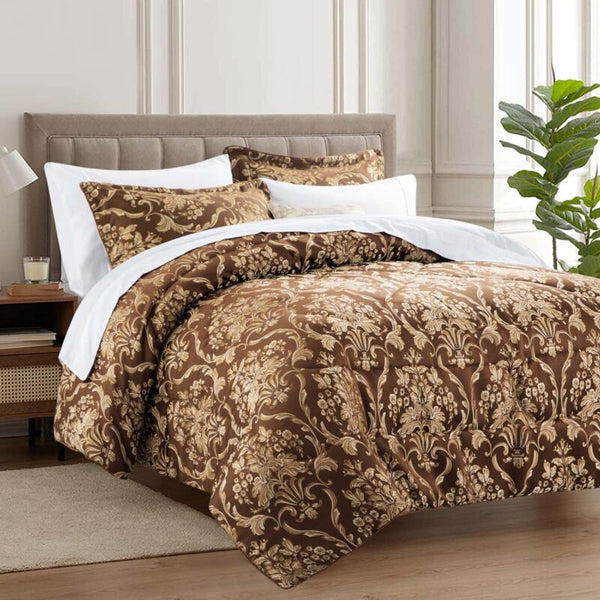 Jacquard Quilted Bedspread 3PC Bed Throw