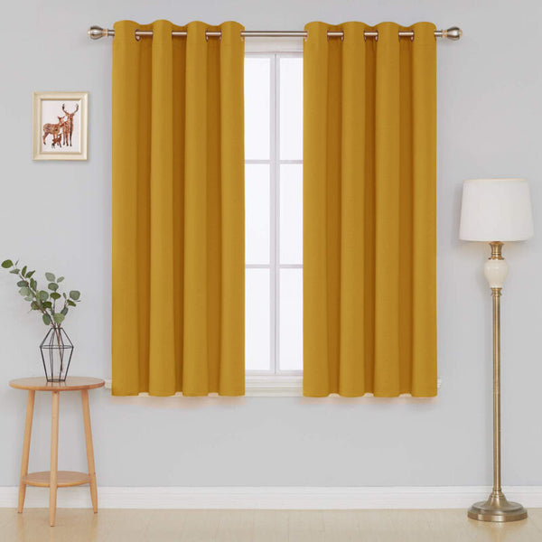Thermal Thick Blackout Curtains Ring top Eyelet