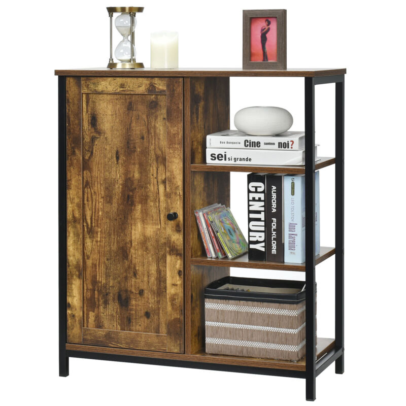 Industrial Storage Cabinet Freestanding Sideboard - Cints and Home