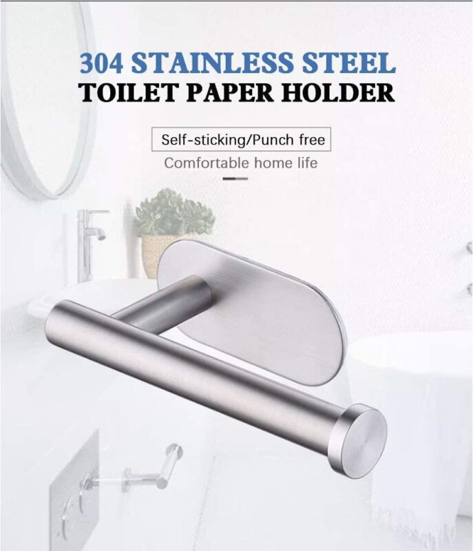 Stainless Steel Toilet Roll Paper Holder - Cints and Home