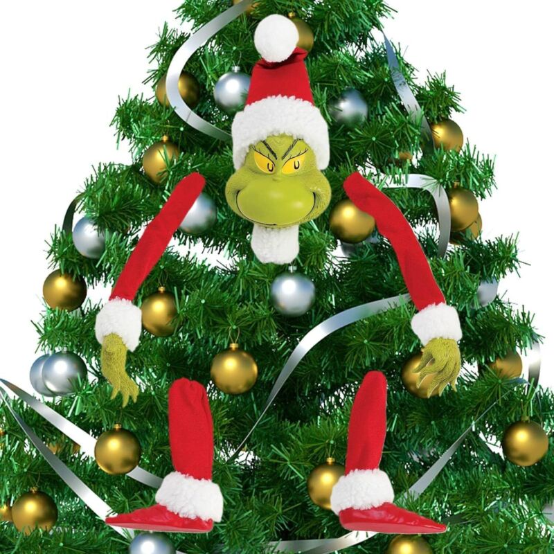 Christmas  Grinch Arm, Leg, Head, Ornaments