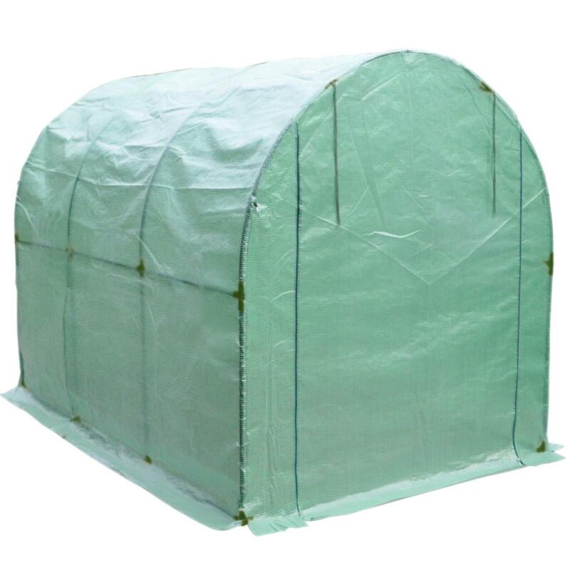 Large Garden Greenhouse Tunnel Shed Polytunnel Frame
