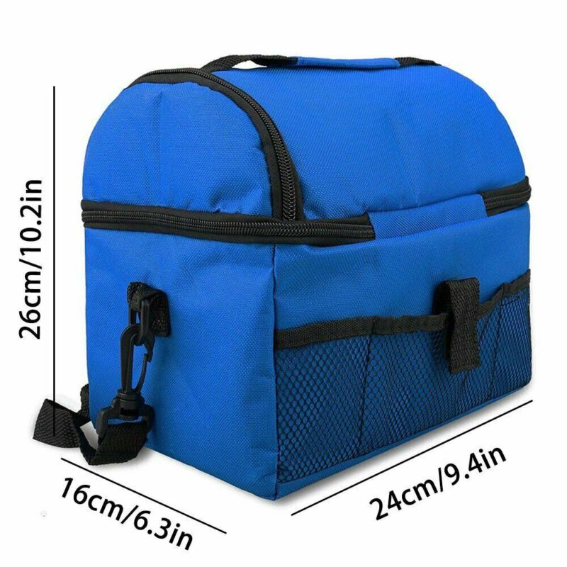 Large Insulated Lunch Bag Box Adult Kids Men