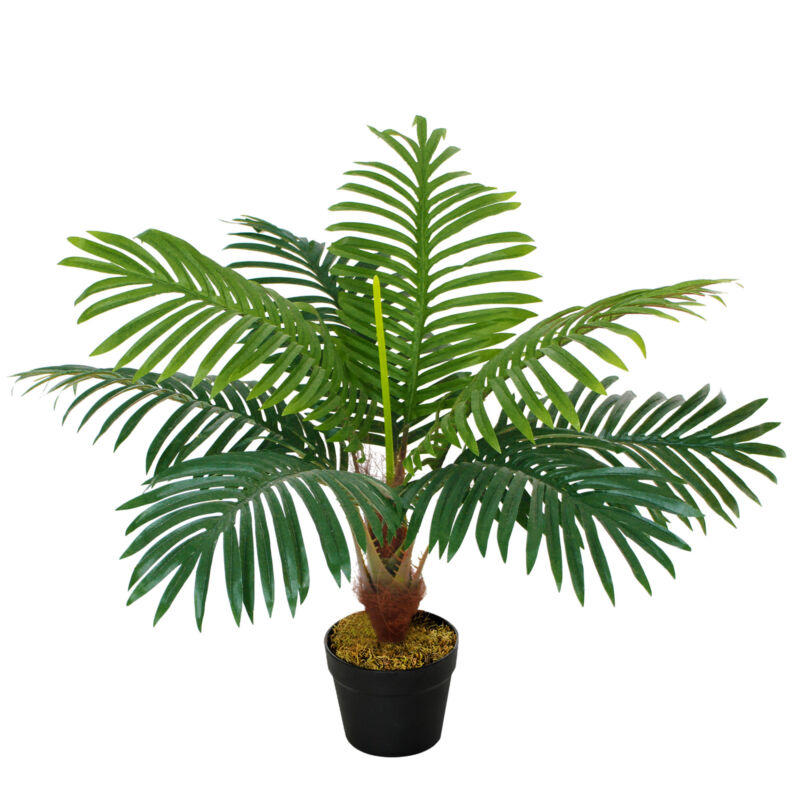 60cm/2FT Artificial Palm Tree Fake Plant in Pot