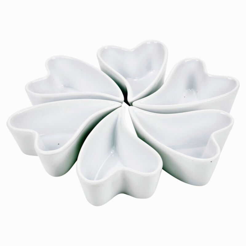 Assorted Snack Dish Porcelain Ceramic Serving Tray