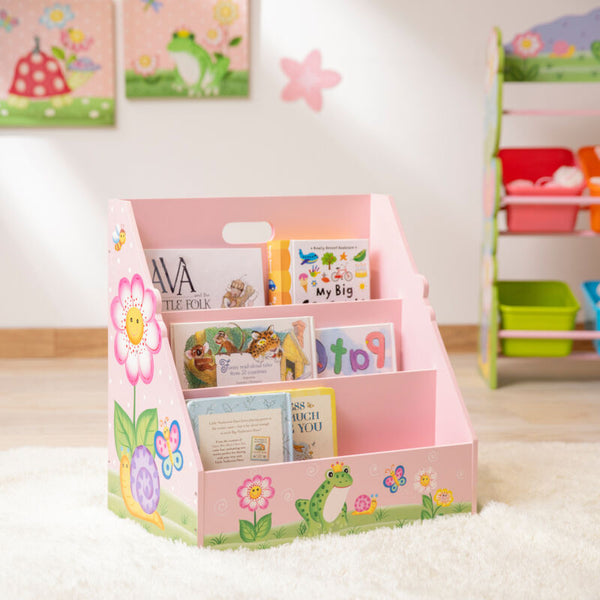 Kids Garden Bookshelf Bookcase Toy Organiser Storage
