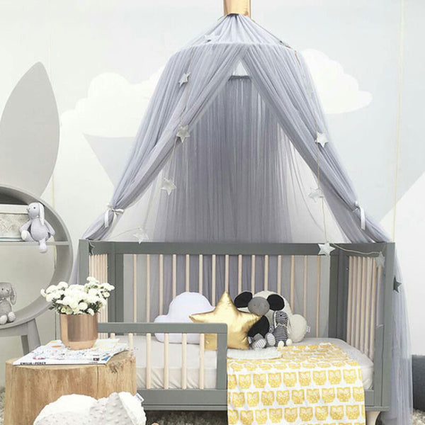 Kids Girls Bed Canopy Mosquito Net Tulle Yarn - Cints and Home