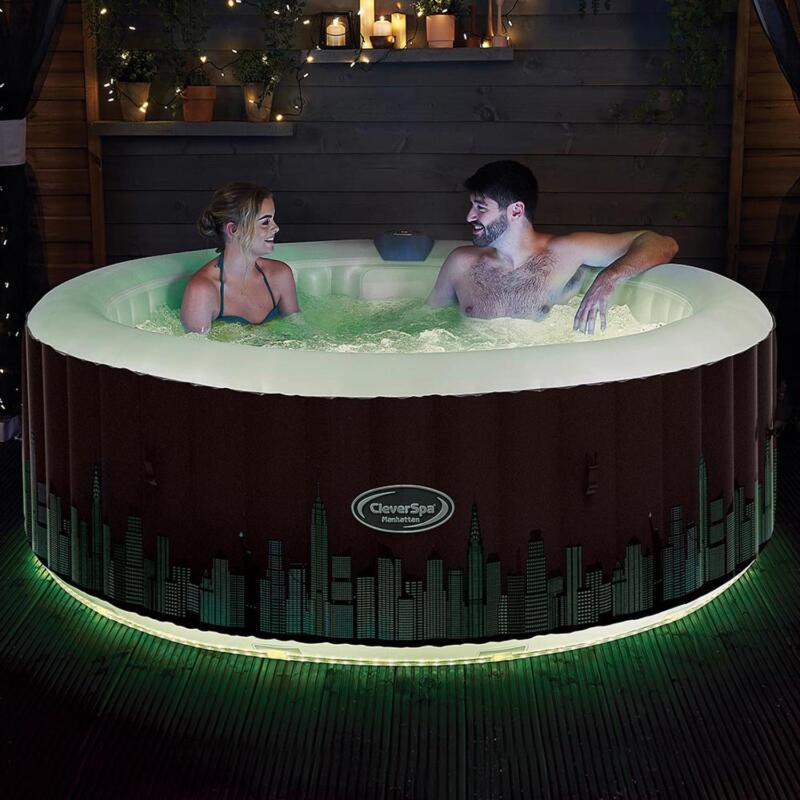 1.8m 4 Person Round Inflatable hot tub - Cints and Home
