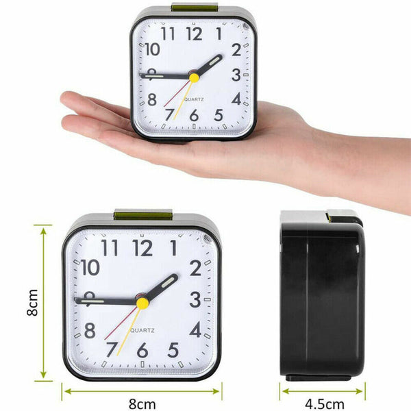 Alarm Clock With Night Light No Tick Snooze - Cints and Home