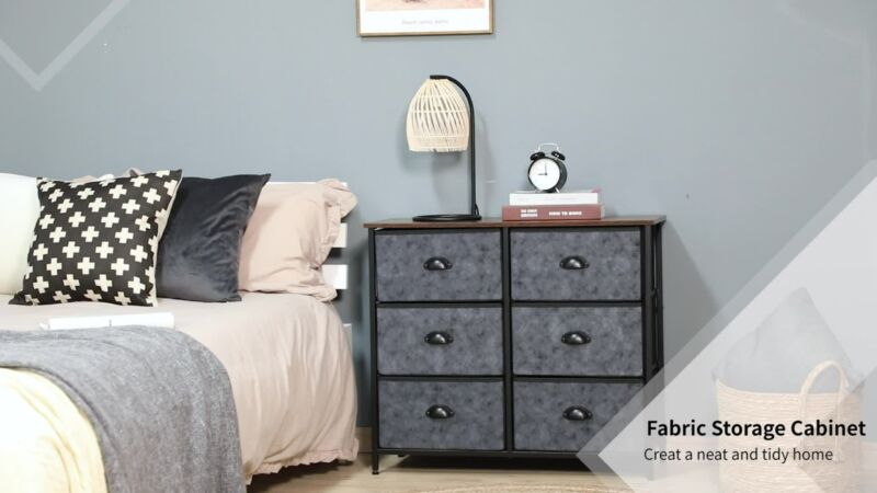 Fabric Cabinet with Chests of Drawers - Cints and Home