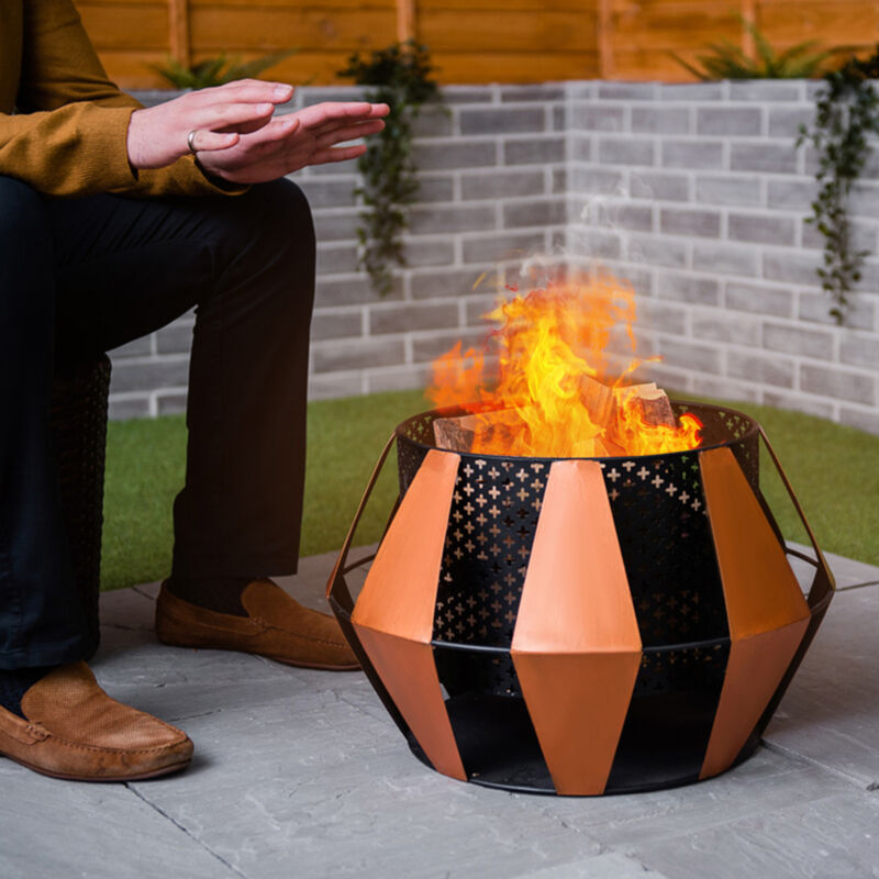 Brazier Mesh Steel Fire Pit - Cints and Home