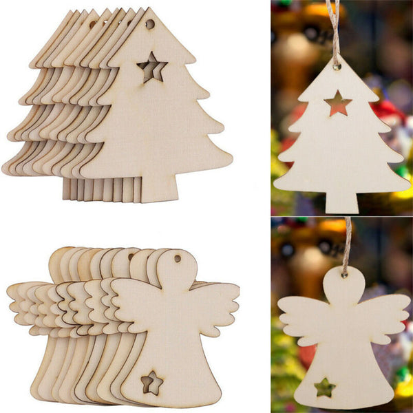 Christmas Tree Craft Hanging Decorations - Cints and Home
